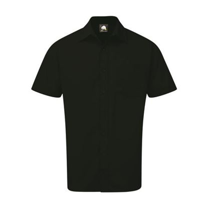 Orn-Mens-Black-Short-Sleeved-Shirt