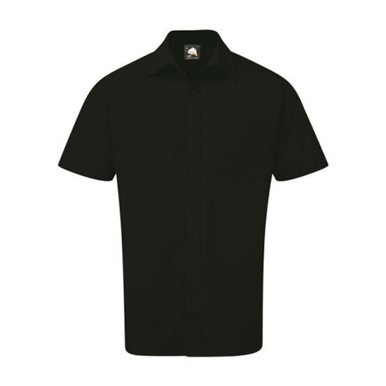 Orn-Mens-Black-Short-Sleeved-Shirt