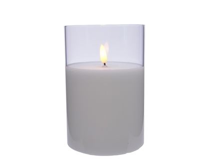 Kaemingk-LED-Wax-Church-Candle-In-Glass