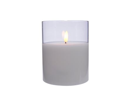 Kaemingk-LED-Wax-Church-Candle-In-Glass