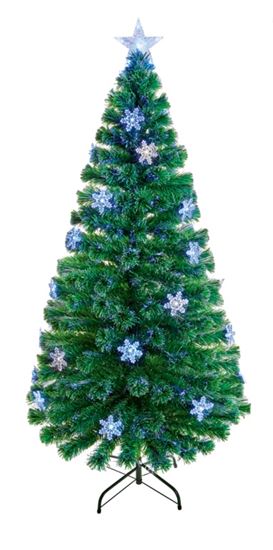 Premier-Tree-With-Colour-Switch-Snowflakes