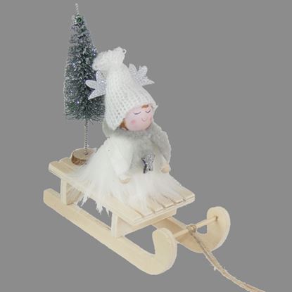 Davies-Products-Girl-On-Sleigh-With-Tree
