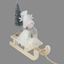 Davies-Products-Girl-On-Sleigh-With-Tree
