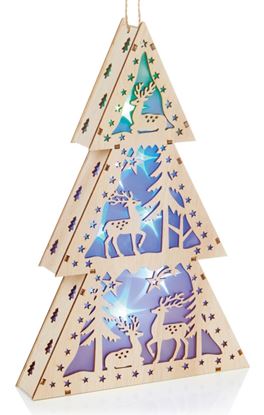 Premier-Lit-Wooden-Tree-Reindeer-Scene-With-LEDs