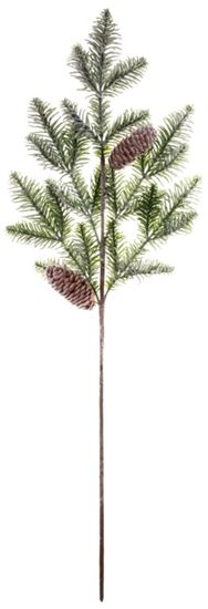 Premier-Round-Pine-Flocked-Spray-Pine-Cones