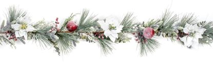 Premier-White-Poinsettia-Garland-Pink-Apple