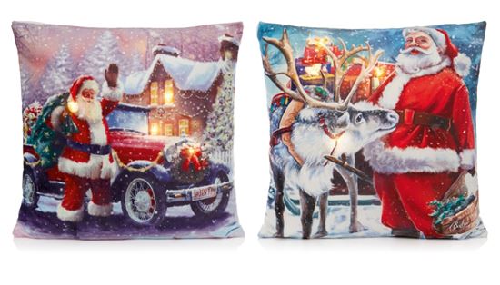 Premier-Santa-Scene-LED-Cushion