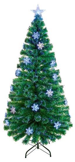 Premier-Tree-With-Colour-Switch-Snowflakes