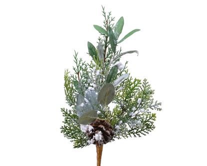 Kaemingk-Frost-Decorative-Spray-Willow-Pine