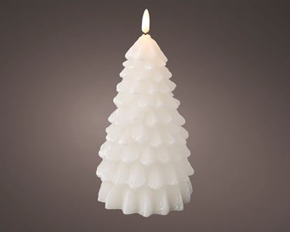 Kaemingk-LED-Wax-Tree-Candle-White-10x21
