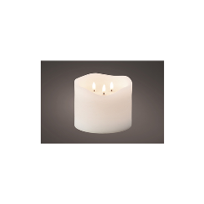 Lumineo-3-LED-Indoor-Wick-Candle