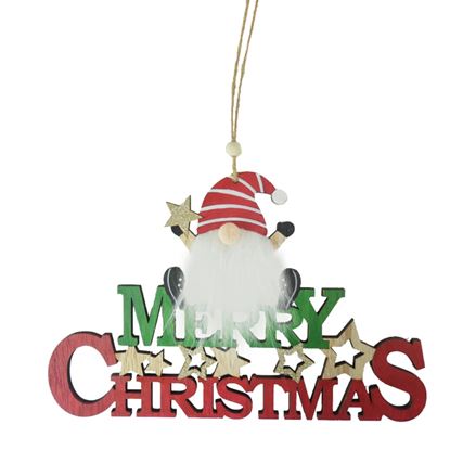 Davies-Products-Wooden-Gonk-Merry-Christmas-Hanger