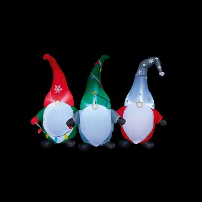 Premier-Inflatable-Trio-Of-Gnomes