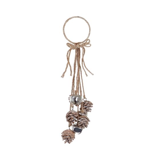 Premier-Pine-Cone-Silver-Bell-Hanger-Bow