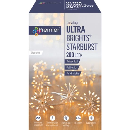 Premier-200-LED-Multi-Action-UltraBrights-Starburst-With-Timer