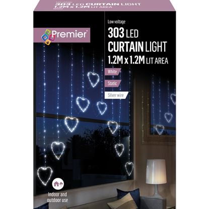 Premier-303-LED-Heart-Shape-V-Curtain