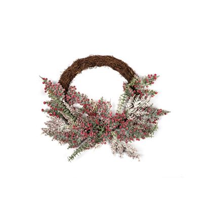 Premier-Frosted-Berry-Rattan-Half-Wreath