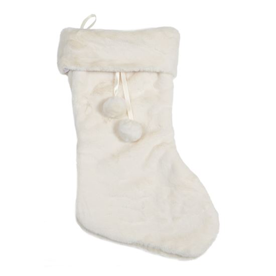 Premier-Winter-White-Faux-Fur-Pom-Pom-Stocking