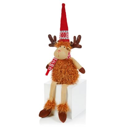 Premier-Fluffy-Deer-With-Dangly-Legs--Plush-Hat