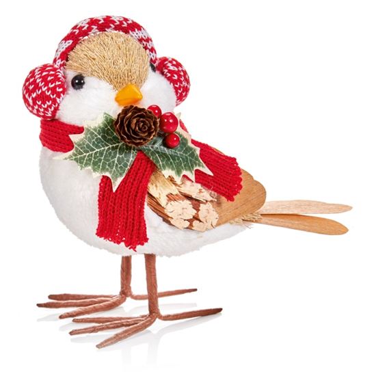 Premier-Standing-Bird-In-Santa-Hat