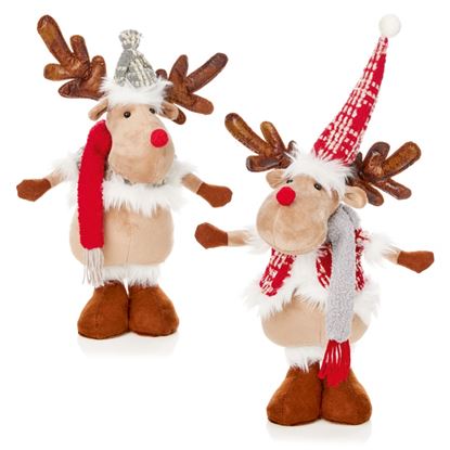 Premier-Standing-Reindeer-Plush-Assorted