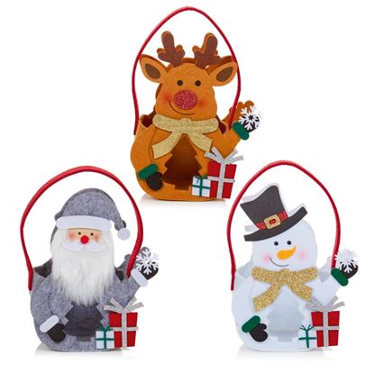 Premier-Christmas-Character-With-Parcel-Felt-Bag