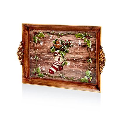 Premier-Christmas-Tray-With-Stocking-Design