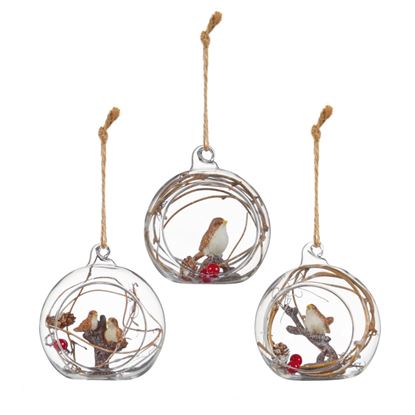 Premier-Clear-Glass-Open-Birds-With-Berries