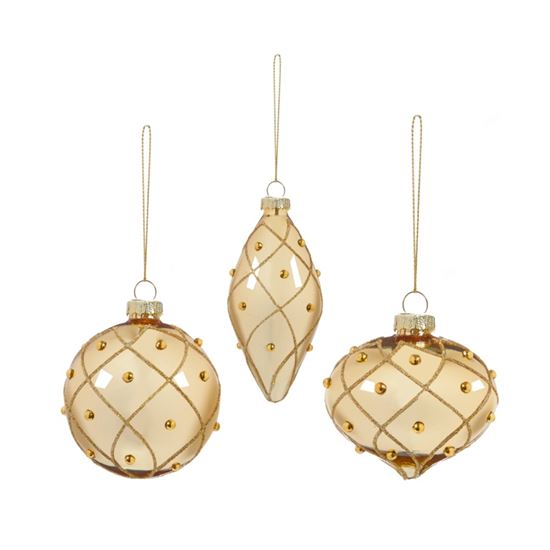 Premier-Shiny-Champagne-Gold-Bauble