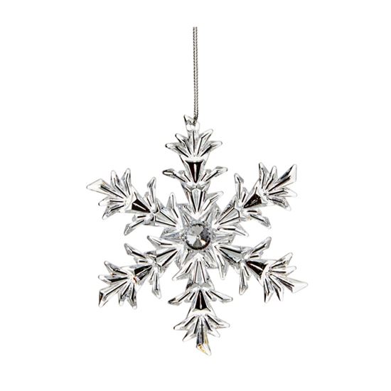 Premier-Silver-Snowflake-Hanging-Decoration