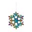 Premier-Multi-Coloured-Snowflake-Hanging-Decoration