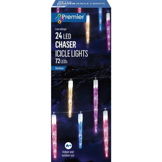 Premier-Chaser-Icicles-With-72-Rainbow-LEDs