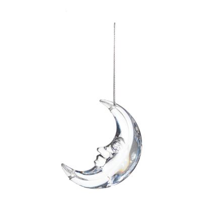 Premier-Clear-Moon-Shape-Hanging-Decoration