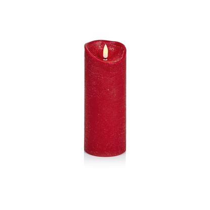Premier-Red-Flickabrights-Textured-Candle