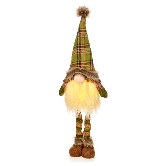 Premier-Lit-Green-Tartan-Standing-Gonk