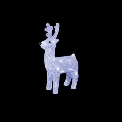 Premier-Standing-Acrylic-Deer-30-White-LEDs