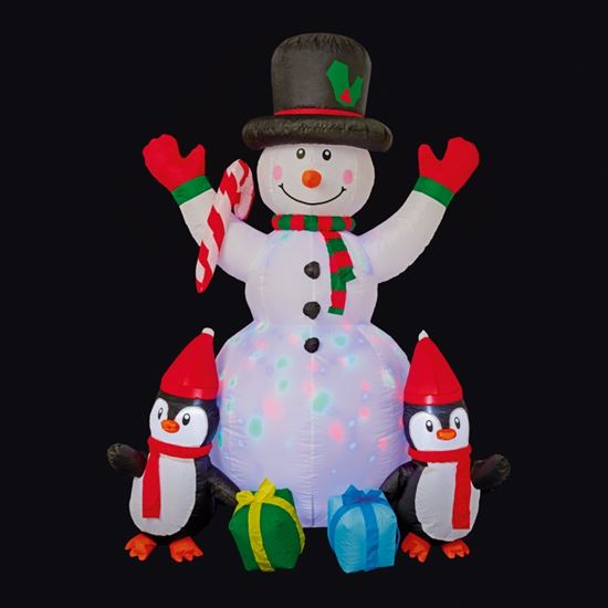 Premier-Inflatable-Snowman--Penguins