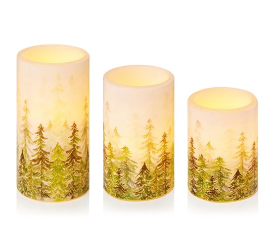 Premier-Flickering-Candles-With-Tree-Design