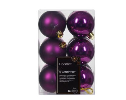 Kaemingk-Shatterproof-Bauble-Violet