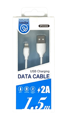 Extrastar-USB-Charging-Cable-Iphone-White