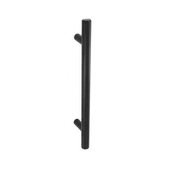 Securit-Plain-Bar-Handle-Matt-Black