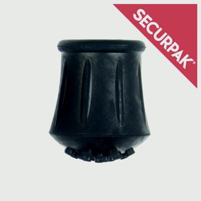 Securpak-Walk-Stick-Ferrule-Black-22mm