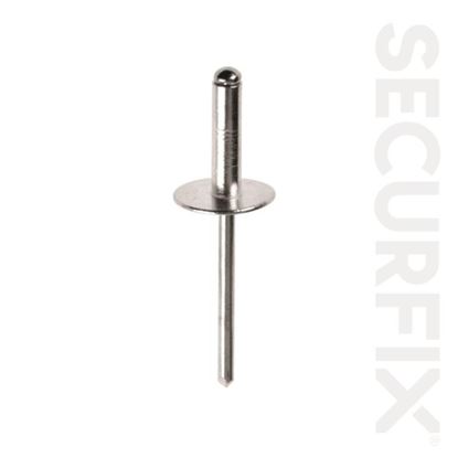 Securfix-Domehead-Rivets-AluminiumSteel-40-x-14mm