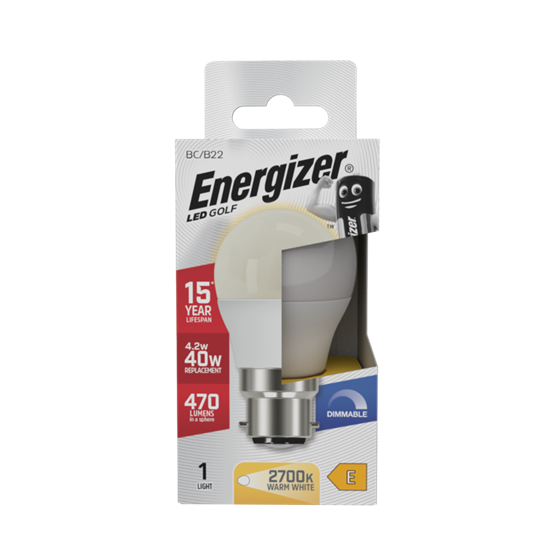 Energizer-LED-Golf-470lm-Opal-B22-Dimmable