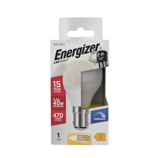 Energizer-LED-Golf-470lm-Opal-B15-Dimmable