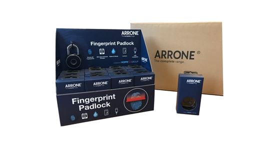 Arrone-Fingerprint-Padlock-Display