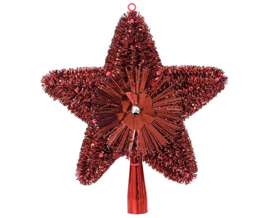 Kaemingk-Treetopper-Pet-Shiny-Star-Oxblood