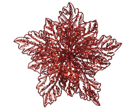 Kaemingk-Poinsettia-On-Clip-10cm