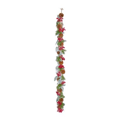 Premier-Frosted-Berries-With-Cones-Garland