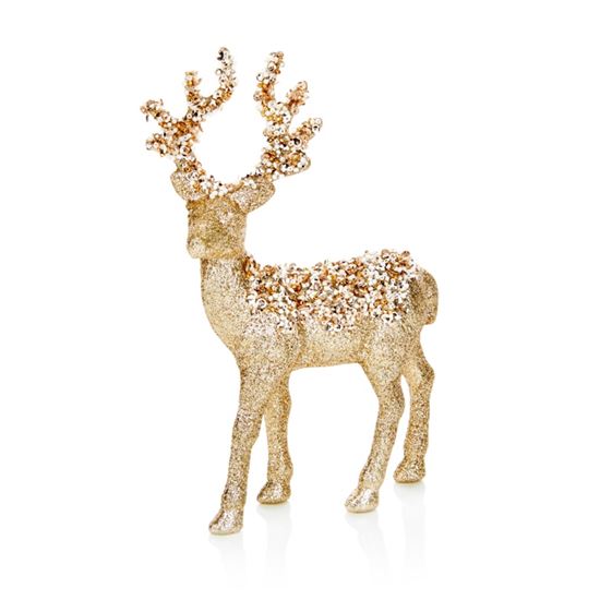 Premier-Champagne-Gold-Glitter-Reindeer